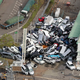 Image for article titled The chaos left behind by Typhoon Jebi, seen from the air